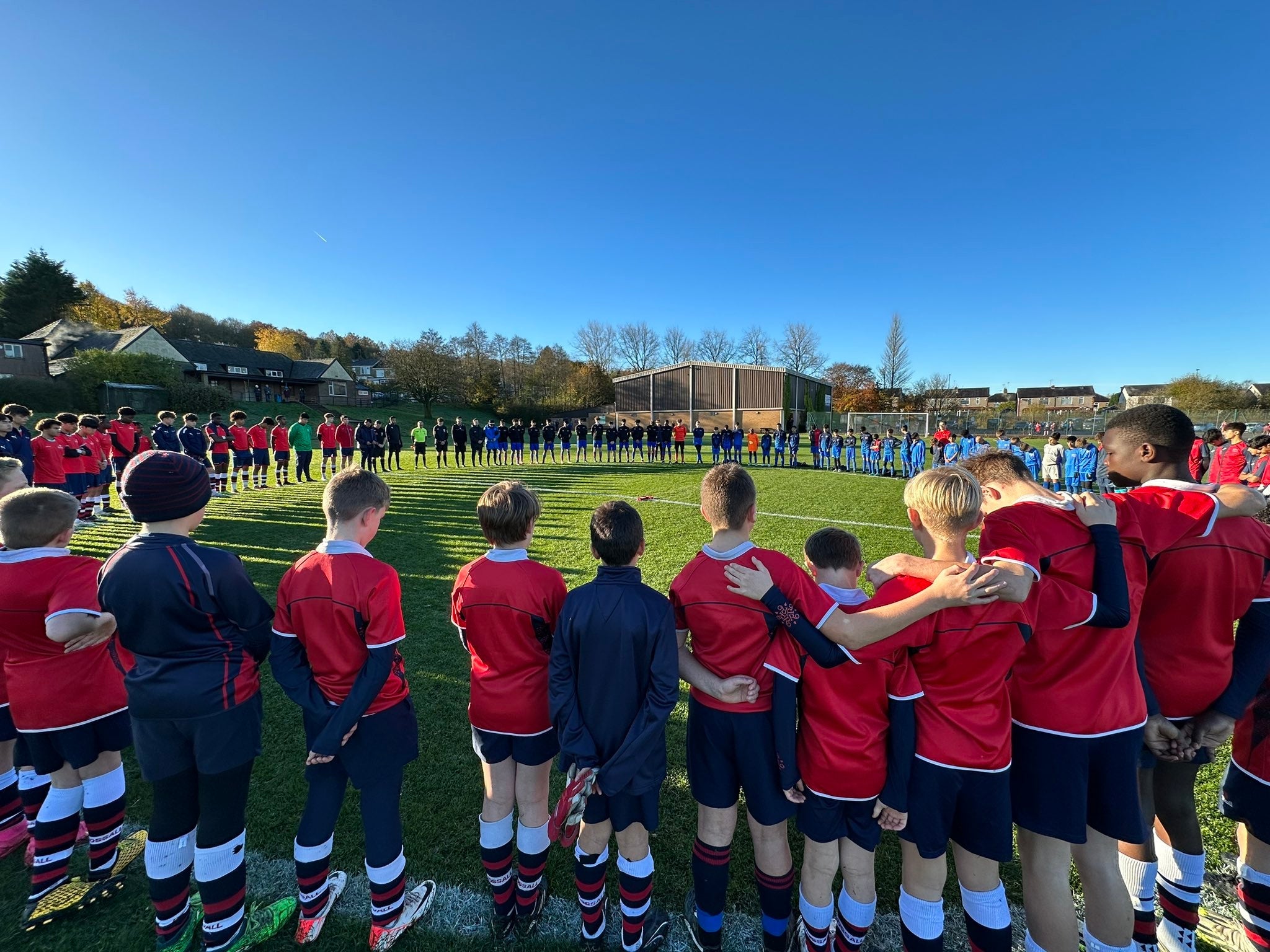 Team Football Huddle